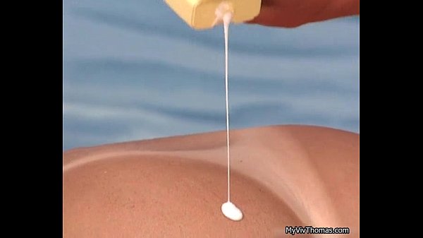 Horny blonde babe rubbing