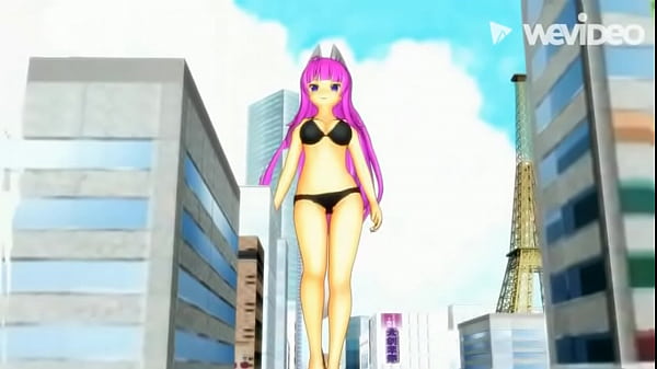 giantess fox lady walking
