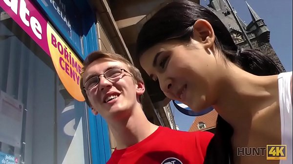 Download Video - HUNT4K&period; Young cuckold watches how his beautiful GF Madelina Dee makes money