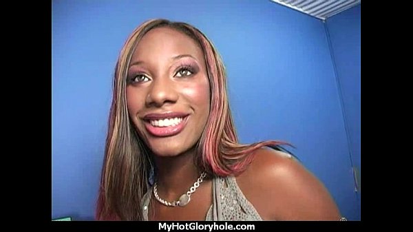 black girl have surprise gloryhole 14