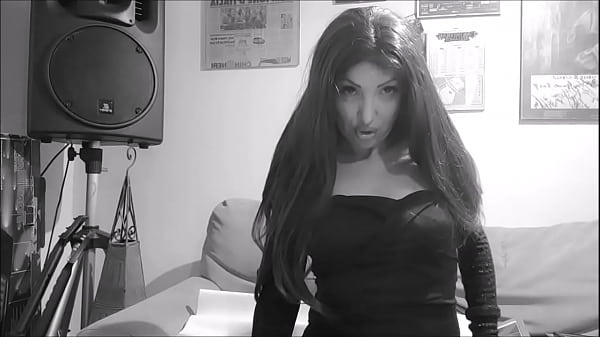Morticia Addams without her long black dress