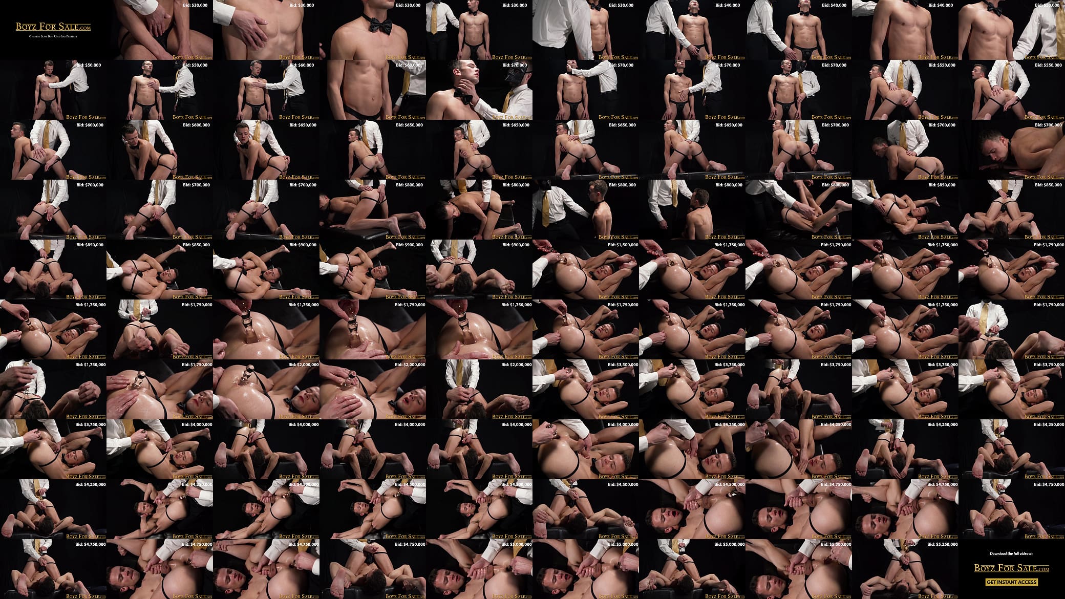 Twink has cock jerked off in fetish auction after anal play 预览图