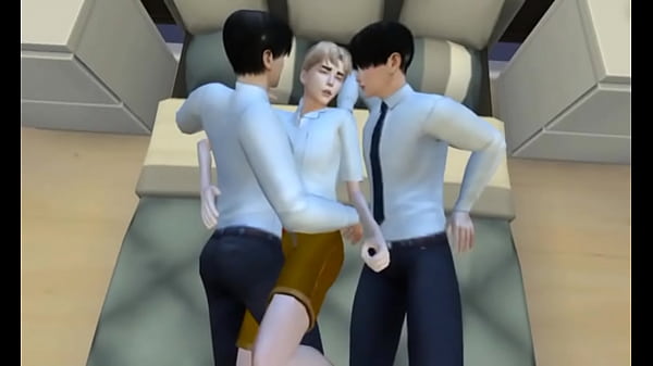 Download Video - Gay student threesome &vert; sims 4
