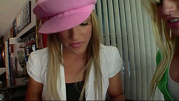 Blonde Bisexual Babes Kara & Megan FFM Threeway Fuck