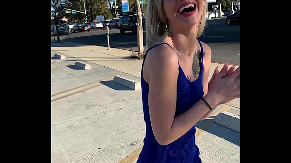 Blonde Teen Kiara Cole Public Sex after Break-in POV