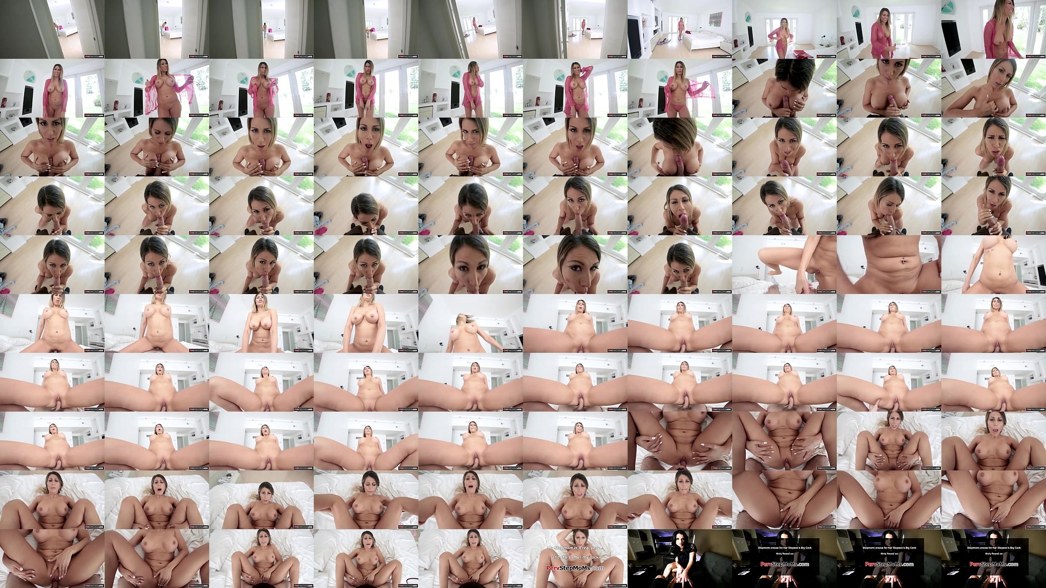 Busty stepmom gives a titjob to stepson 预览图