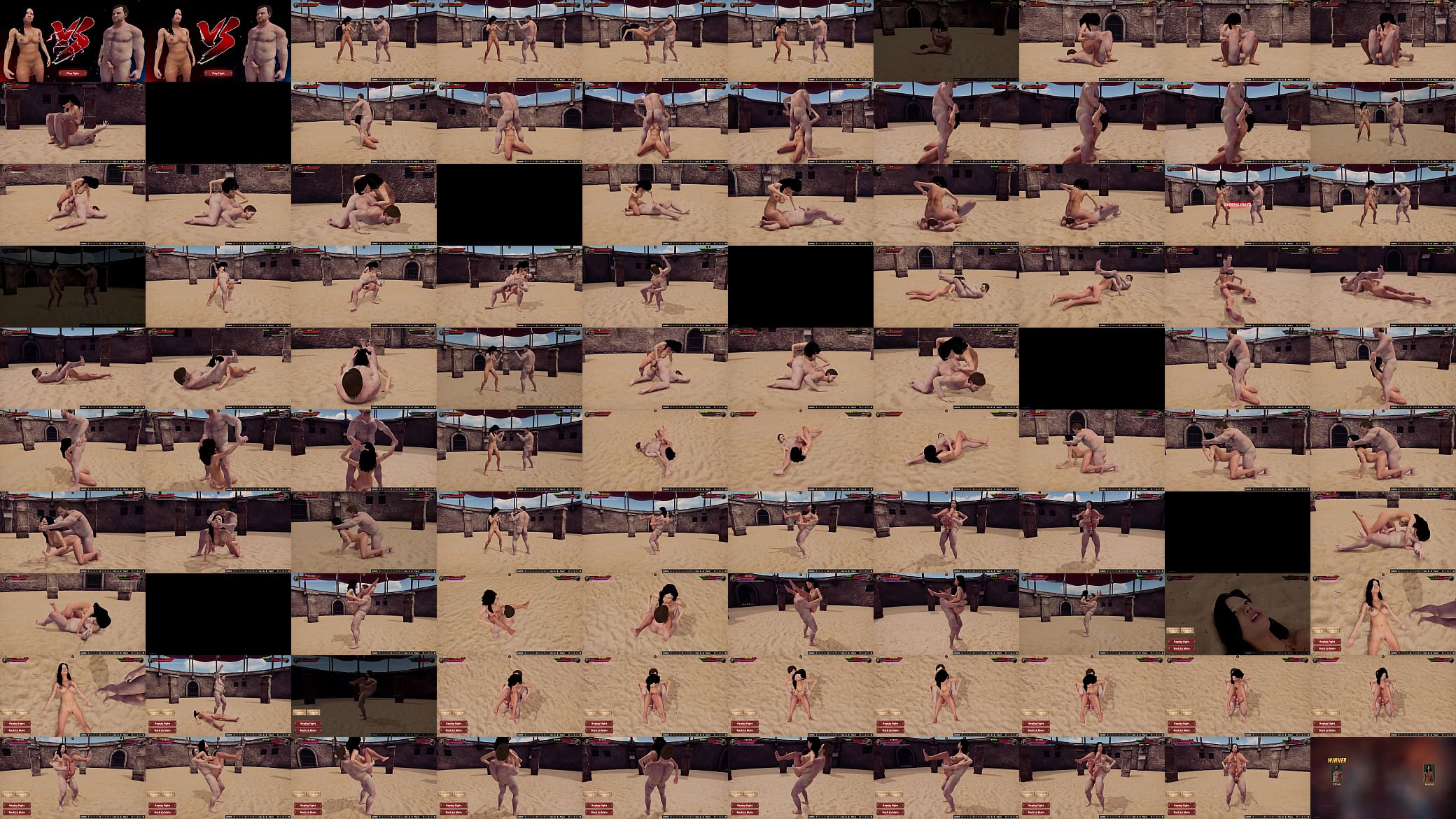Ethan vs. Aurora (Naked Fighter 3D) 预览图