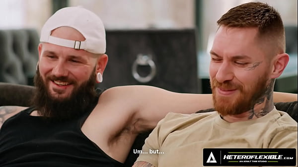 Download Video - HETEROFLEXIBLE - Straight Pals Johnny Hill & Zak Bishop Succumb To Gay Anal Lust During Jerk-Off