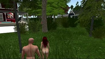 Maria goes skinny dipping