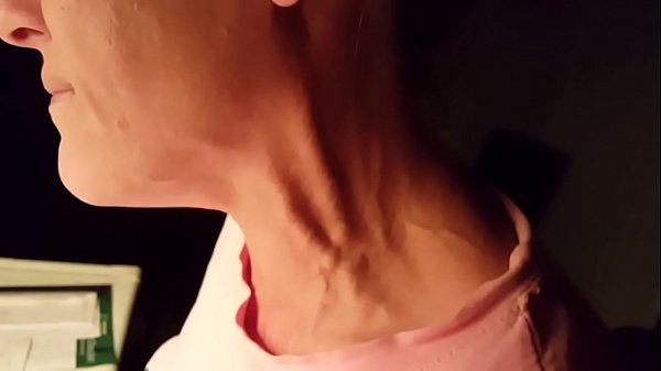 her neck veins