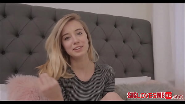 Download Video - Hot Blonde Tiny Teen Stepsister Gets Stepbro's Load In Mouth