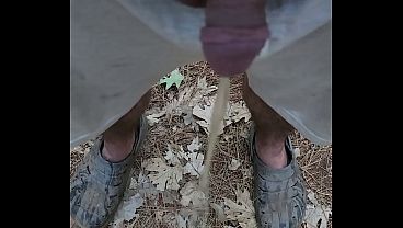 Morning piss on the farm
