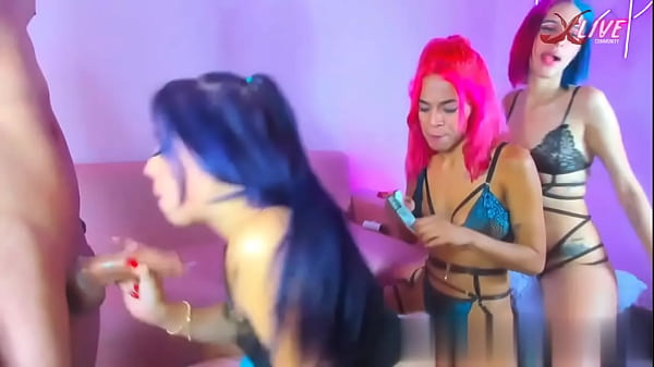Download Video - Dirty hungry bitch squeezes cock begging for cum while friends wait
