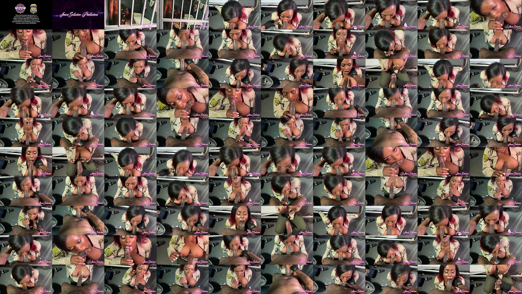 CO Imani Seduction Sucks Inmate Rome Major Dick 预览图