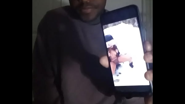 Following outdoor snowy weather ebony porn simi...