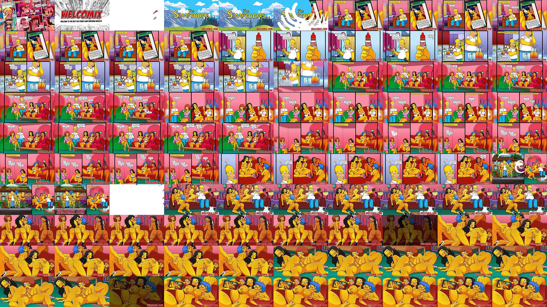 Hommer's Revenge! Fucking friends' wives! The Simptoons, Simpsons 预览图