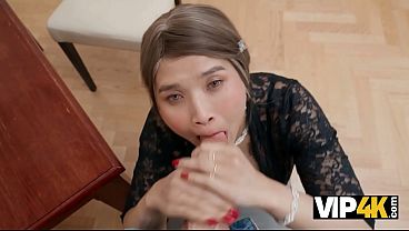 VIP4K. A Thai Wife paid off her debts in her own way