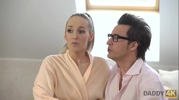 DADDY4K. Norny daddy cant wait to penetrate vagina of blonde hottie