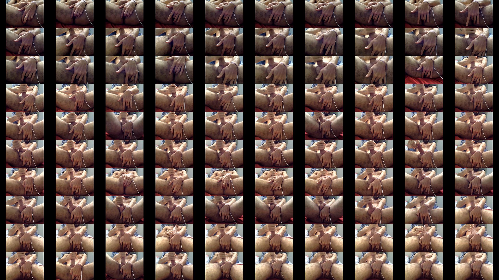 Barbudo bate punheta com dedo no cu e goza 预览图
