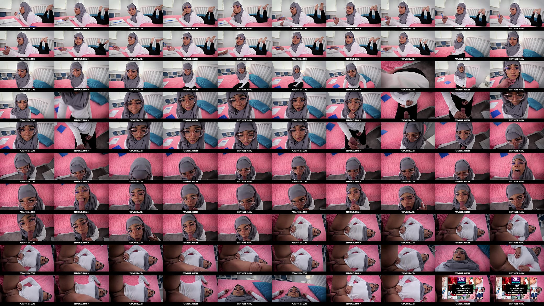 PervMuslim - Arab Teen in Hijab gets fucked hard 预览图