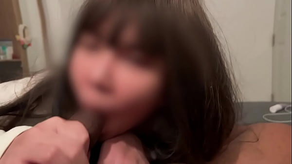 Asian big boobs blowjob
