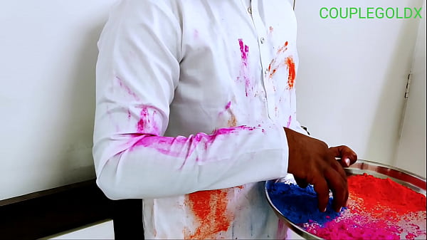 Happy holi bhabhi ji there is no one at home please chodne do na please