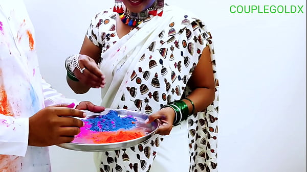 Happy holi bhabhi ji there is no one at home please chodne do na please