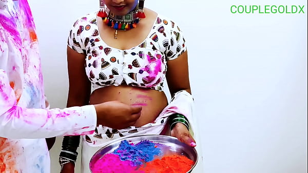 Happy holi bhabhi ji there is no one at home please chodne do na please