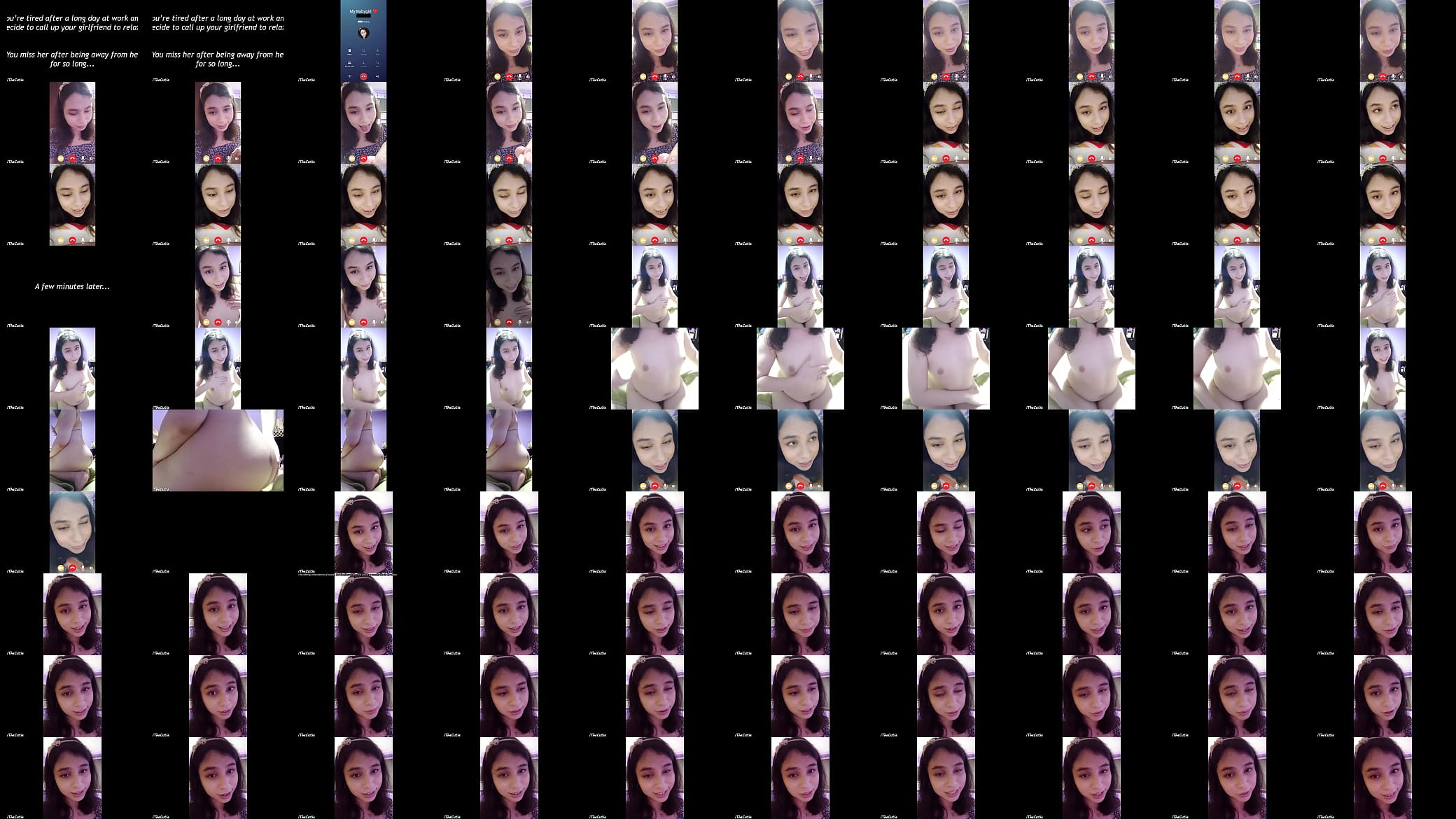 DaniTheCutie is your beautiful long distance girlfriend in this video call 预览图