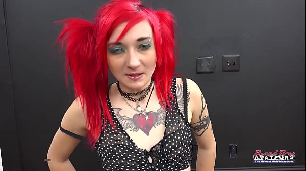 Kinky Petite Redhead Jackie Sucks A Big Cock And Swallows The Tasty Cum!