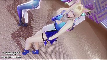 [MMD] KPop Demon Hunters - HUNTRX - Golden Ahri Akali Kaisa Sexy Kpop Dance League of Legends Hentai Uncensored 4K 60FPS 5 min