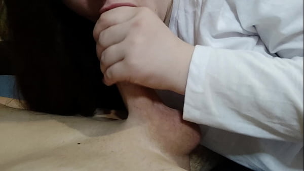 Sweet blowjob at friend's house