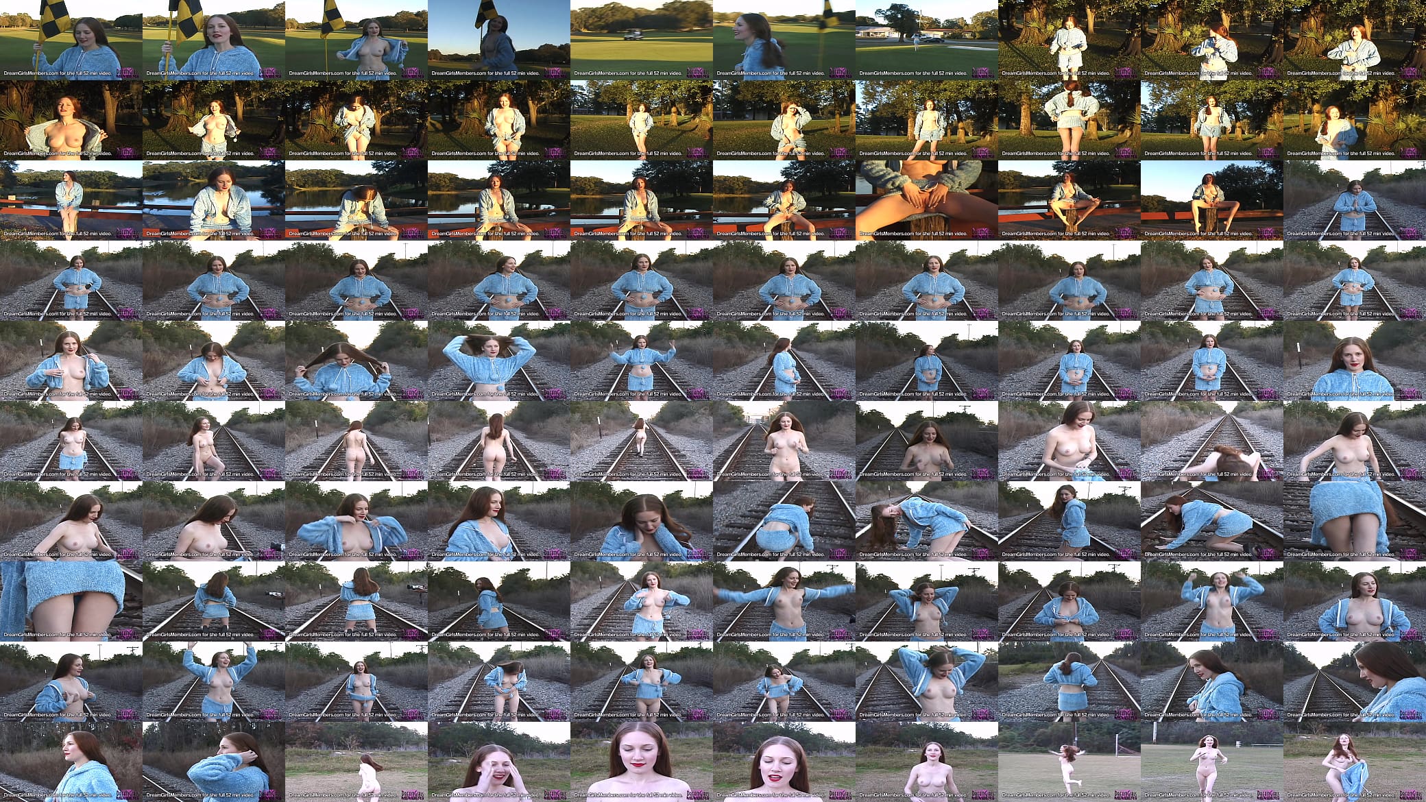 High Risk Public Nudity With Wild Redhead Jamie 预览图