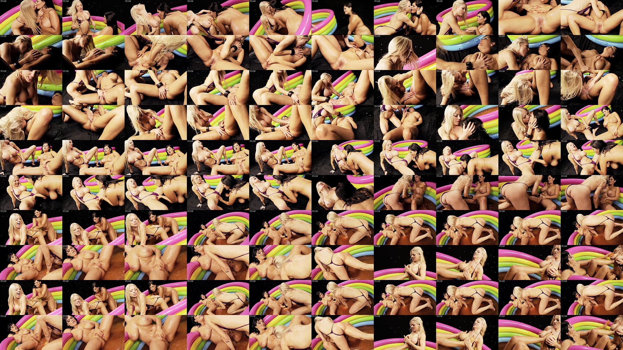 Cindy Behr And Jasmine Black Suck Each Others Toes In A Pool Of Jelly 预览图