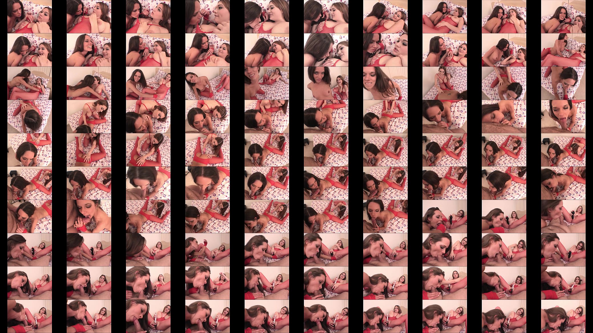 Cassandra Calogera &amp; Devaun Long Girlfriends Pantyhose Threeesome BJ 预览图