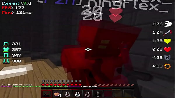 Sentando espada na bunda quadrada da ruivinha