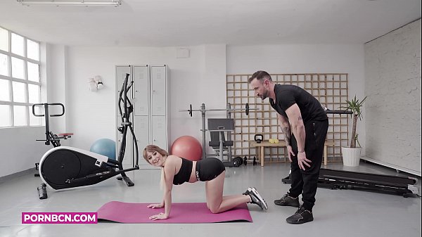 hardcore amateur blonde latina busty big boobs and big ass, rough sex with her muscled big cock personal trainer