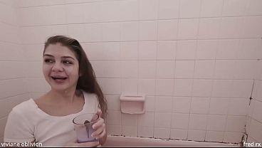 vivi face fucked and pukes purple