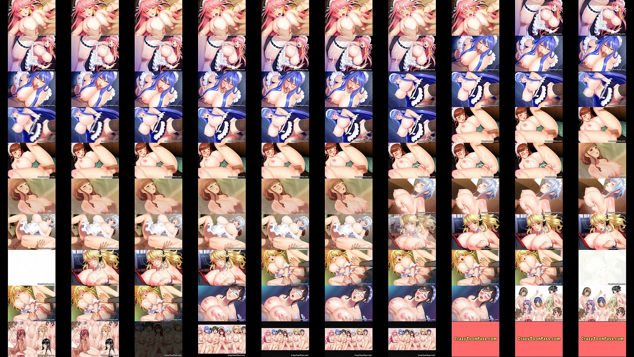 3D Hentai Big Titted Teens Get Jizzed! 预览图