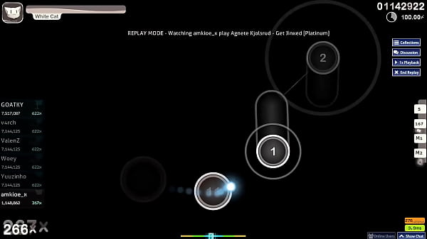 osu get jinxed FC with SS 100% 101PP
