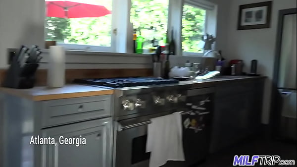 MilfTrip meets a hot body mom while on vacation in an AirBnB