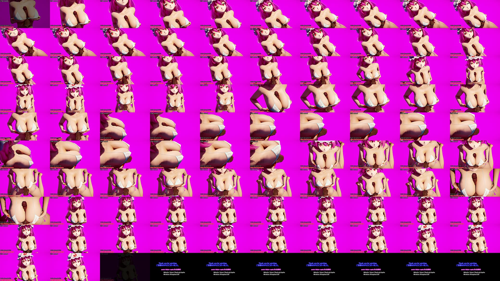 Touhou bikini titjob 预览图