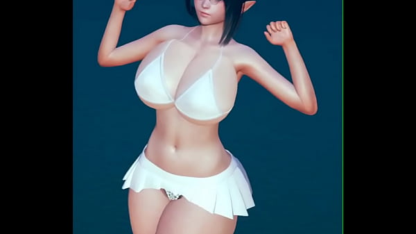 KITSUNE HUGE BREAST SLAMMING DOWN