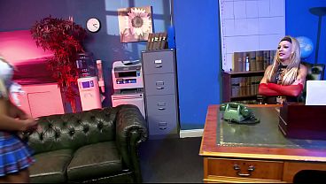 Cindy Behr Introduces Lou Lou To Sex With Strapons