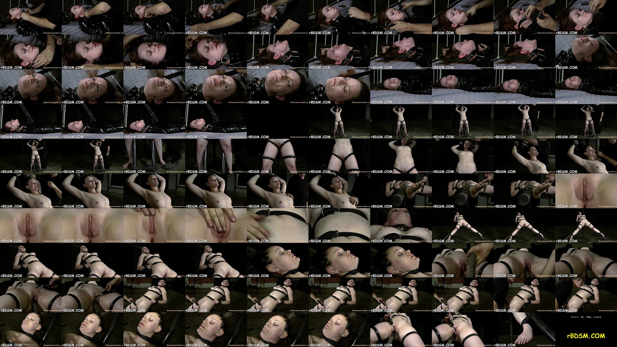 Angel gets her pussy gratified while inside a cage 预览图