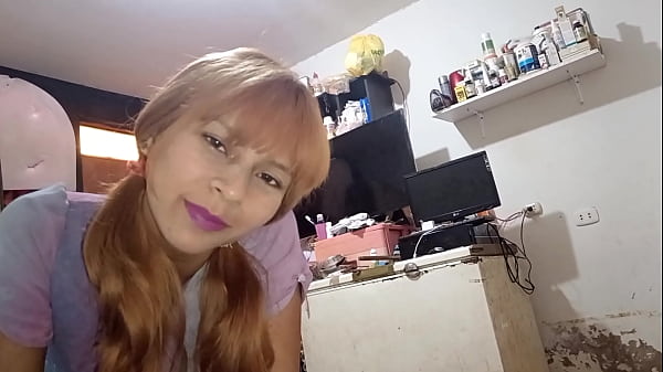 Tender, innocent and silly girl is tricked into eating a cock and riding it, wow, what a big ass, eat it all, bitch