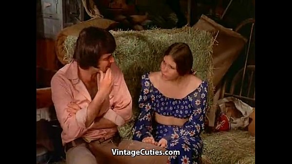 Softcore Sex Right in the Barn