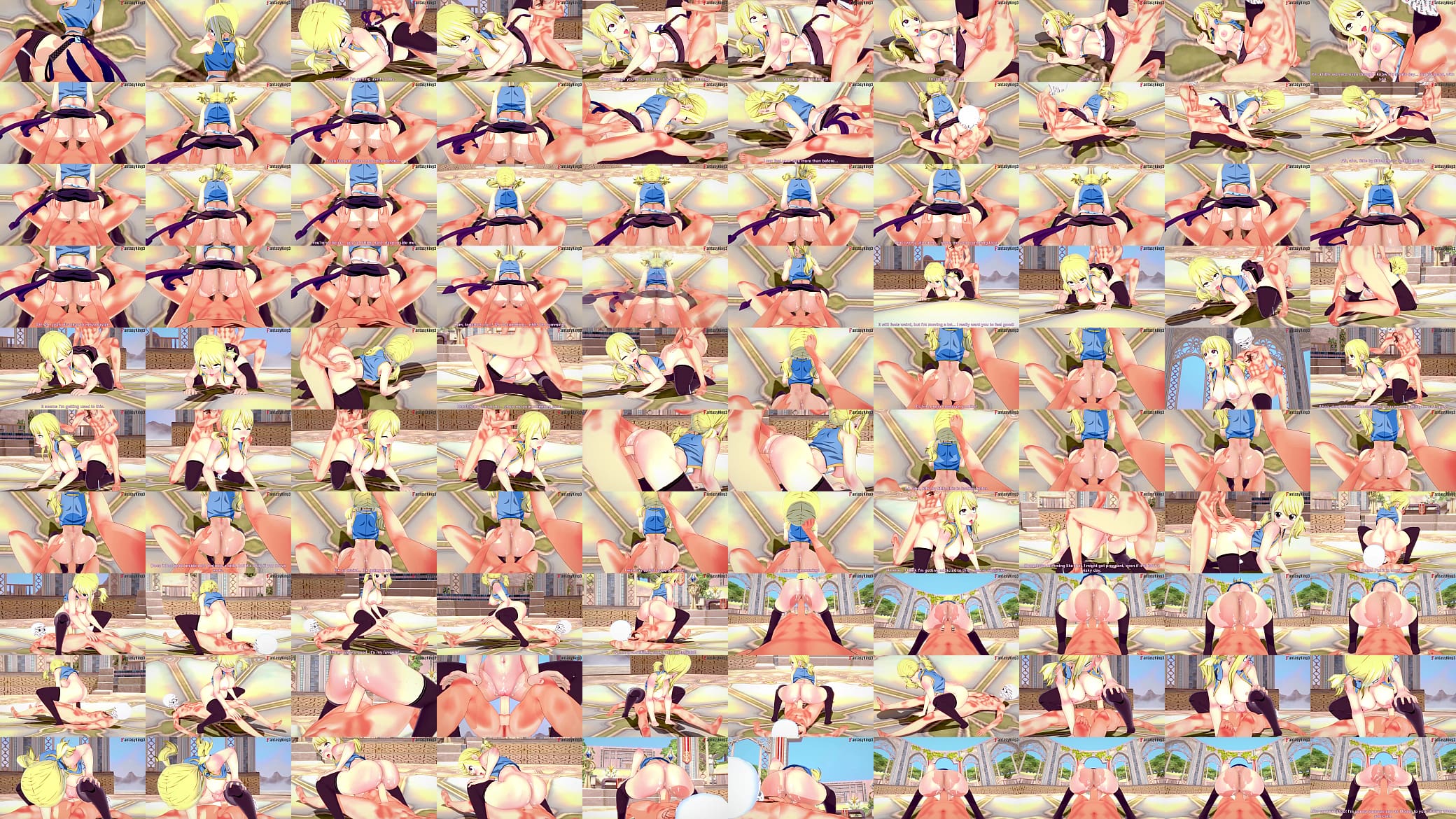 Lucy Heartfilia hot blonde fucking Ahegao | 4 | Fairy Tail 预览图