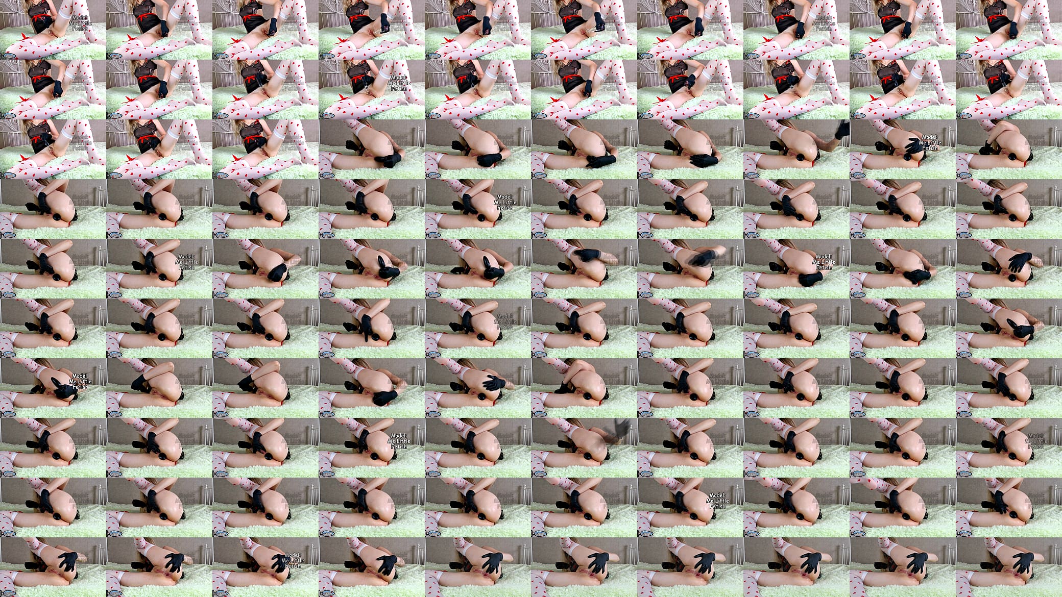 Cosplay Petite Maid Very Much Masturbated Anal Hole, Her Anus Is Open And Gaping 预览图