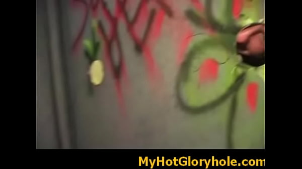 Amazing cock sucking through a gloryhole 27